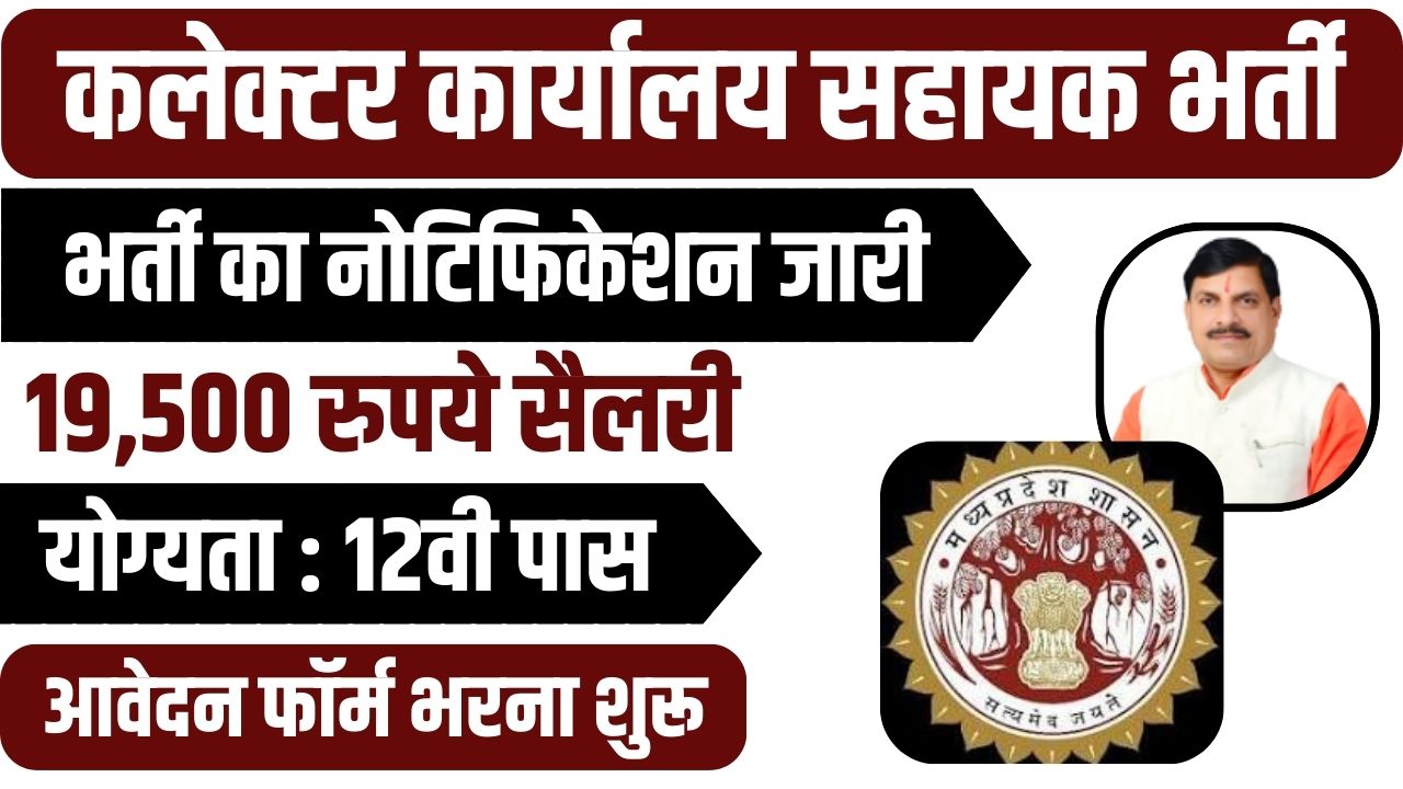 MP Collector Office Recruitment 2025