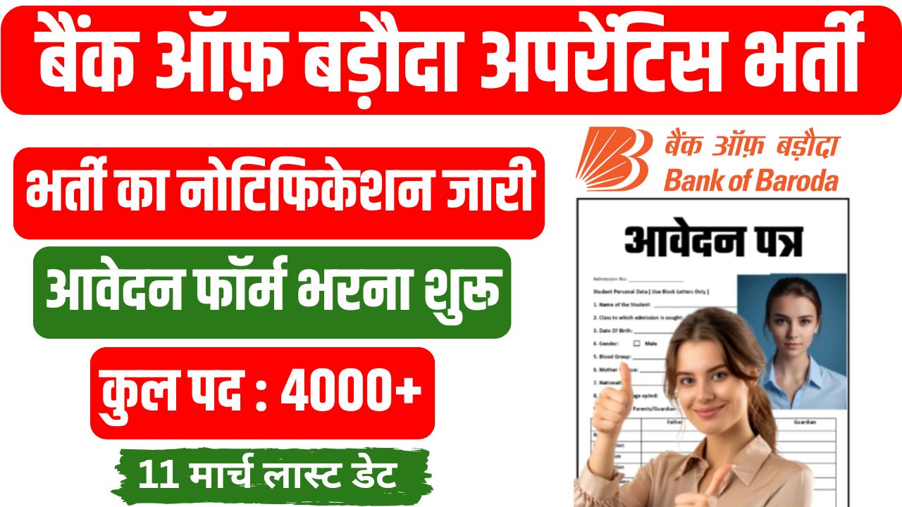 Bank of Baroda Apprentice Recruitment 2025
