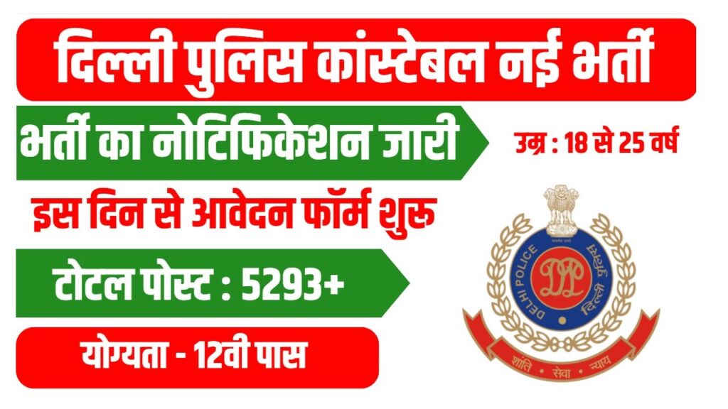Delhi Police Constable Recruitment 2025