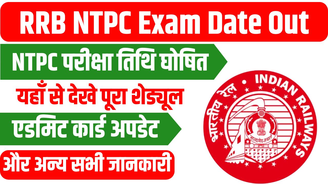 RRB NTPC Exam Date 2025
