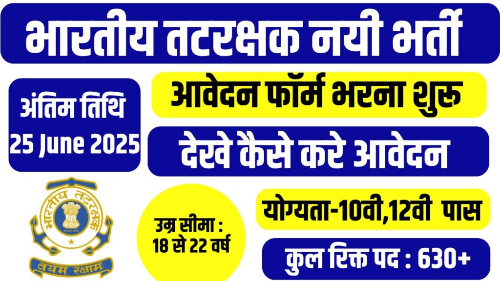 Indian Coast Guard Recruitment 2025