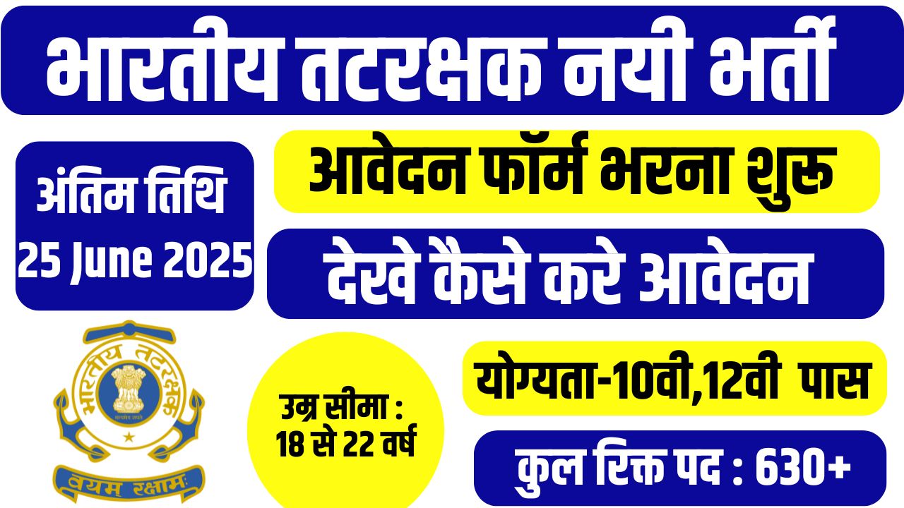 Indian Coast Guard Recruitment 2025