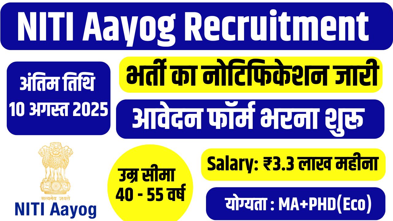 NITI Aayog Recruitment 2025