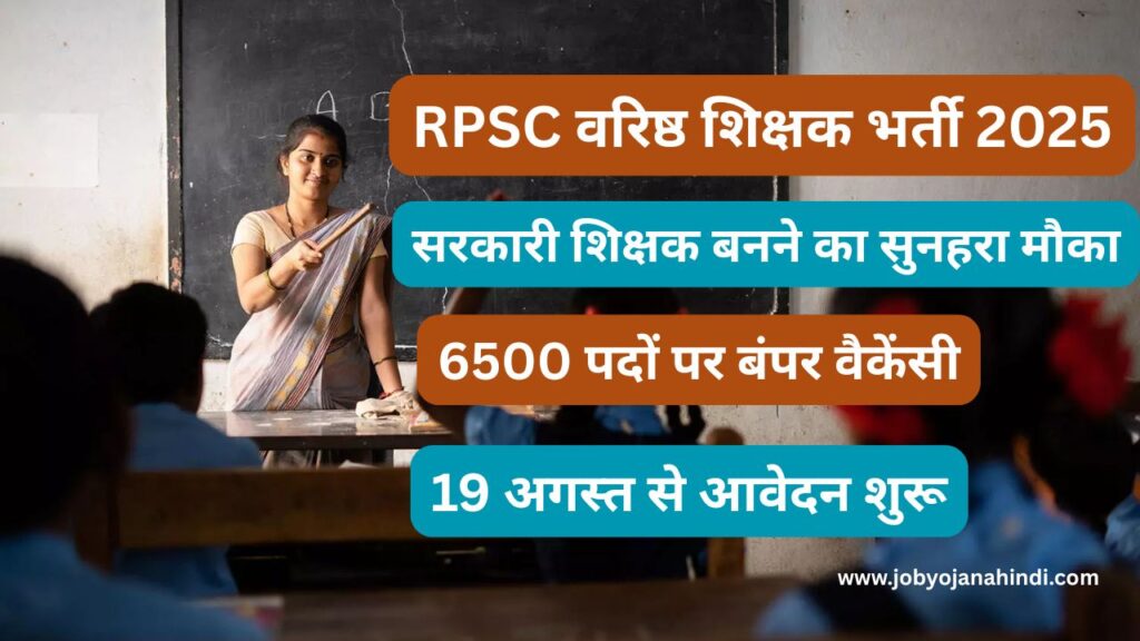 RPSC Senior Teacher Bharti 2025