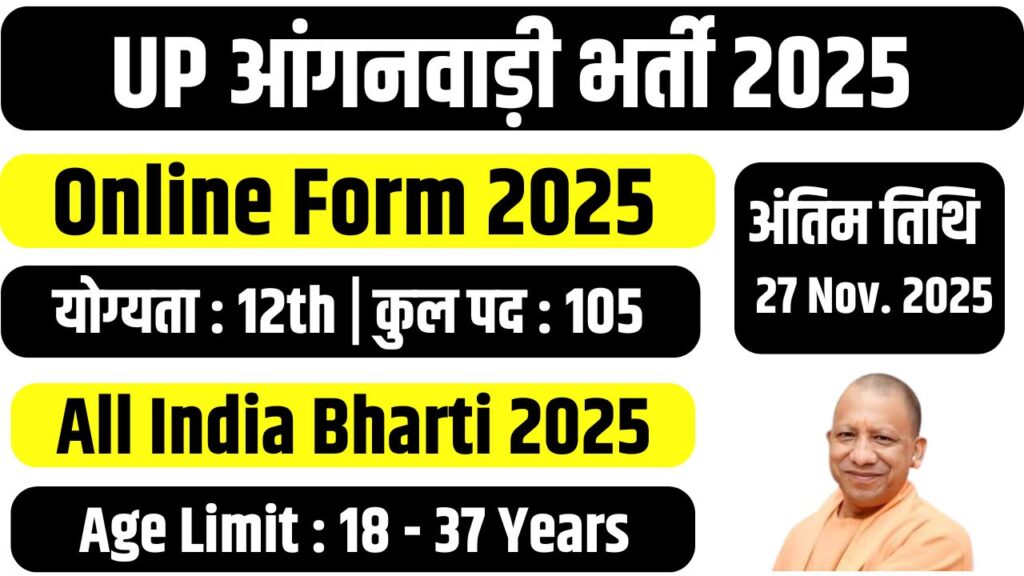 UP Anganwadi Worker Bharti 2025