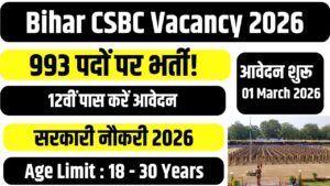 Bihar CSBC Vacancy 2026